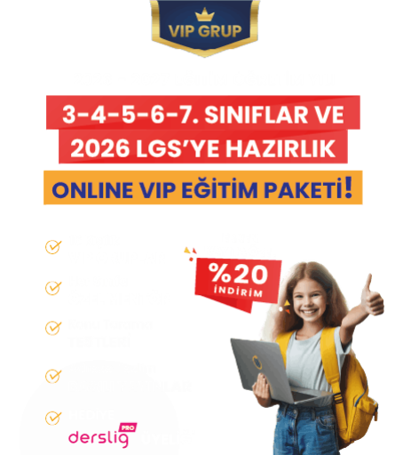 VİP EĞİTİM PAKETLERİMİZDE %20 ERKEN KAYIT İNDİRİMİ