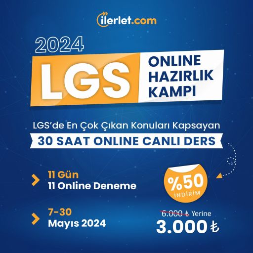 2024 LGS Hazırlık Online Deneme Kampı